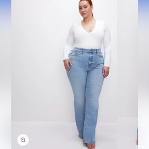 Sz14-18 Good American Always fits bootcut jeans